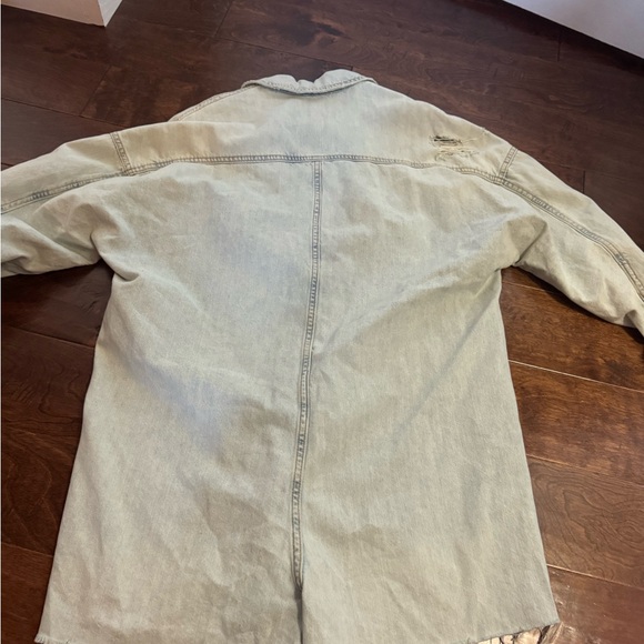 Zara Light Blue Denim romper - Picture 3 of 3